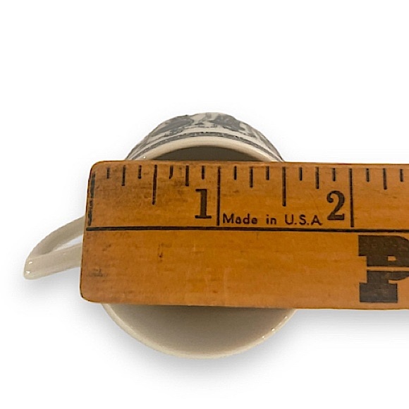 Vintage Panellinios Agora Handmade Greek Demitasse Tea Cup and Saucer EUC - Picture 10 of 13